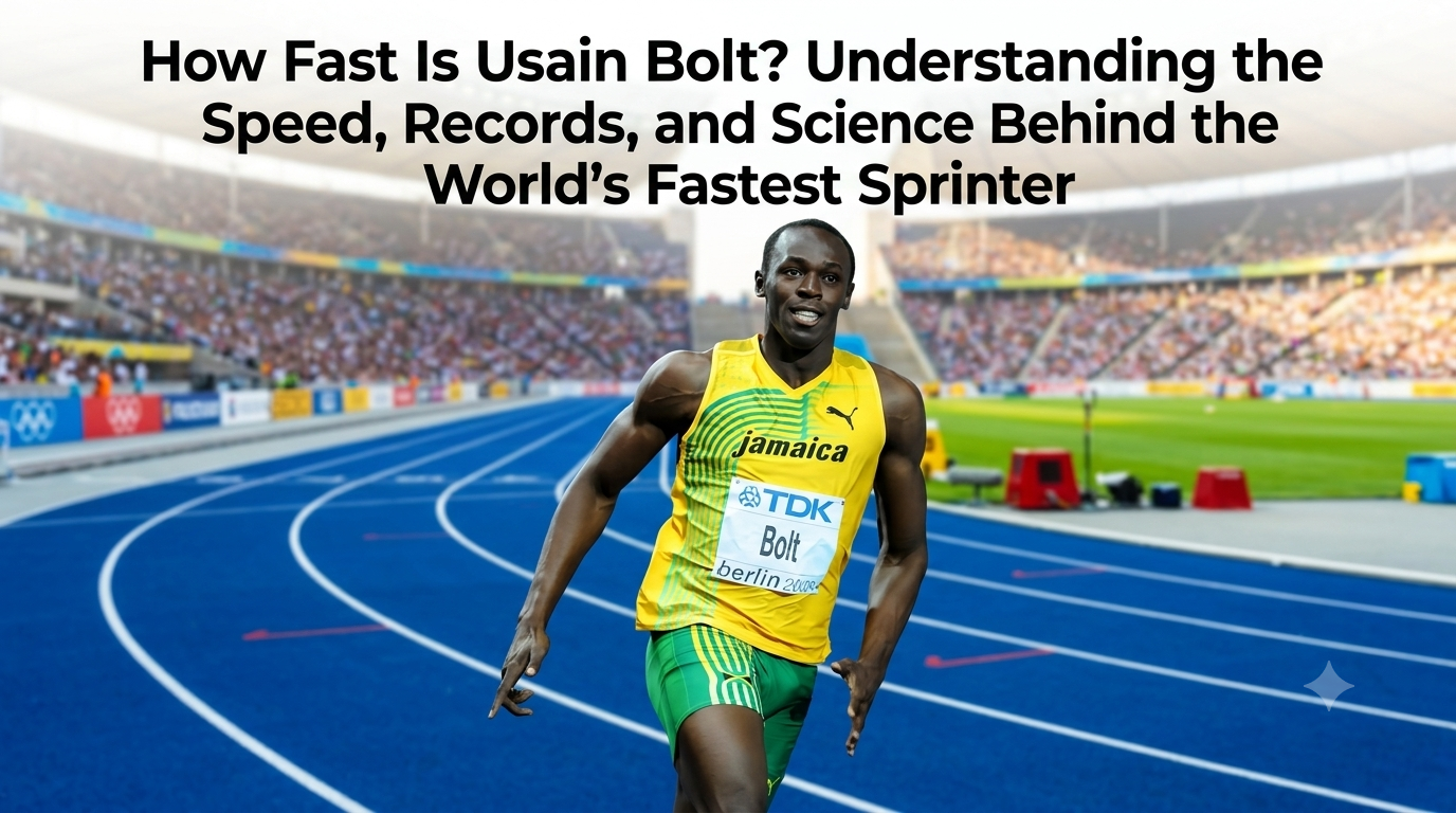 How Fast Is Usain Bolt? Understanding the Speed, Records, and Science Behind the World’s Fastest Sprinter