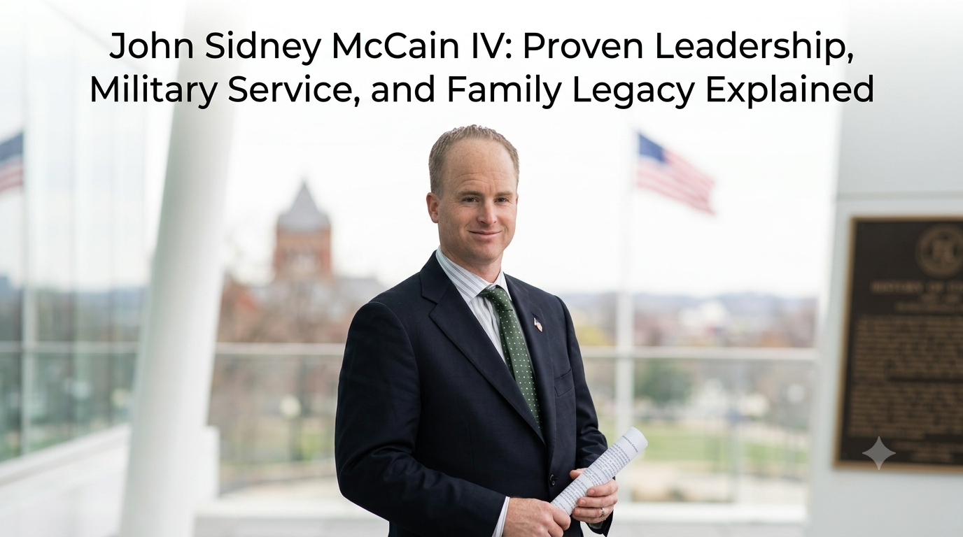 John Sidney McCain IV: Proven Leadership, Military Service, and Family Legacy Explained